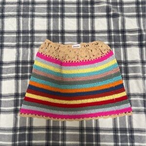 Birdies colorful mini skirt